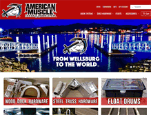Tablet Screenshot of americanmuscledocks.com